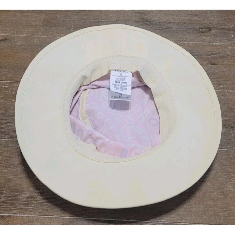 Youth Girls Columbia Pastel Flowers Bucket Boonie Hat Sun Cap With Strap